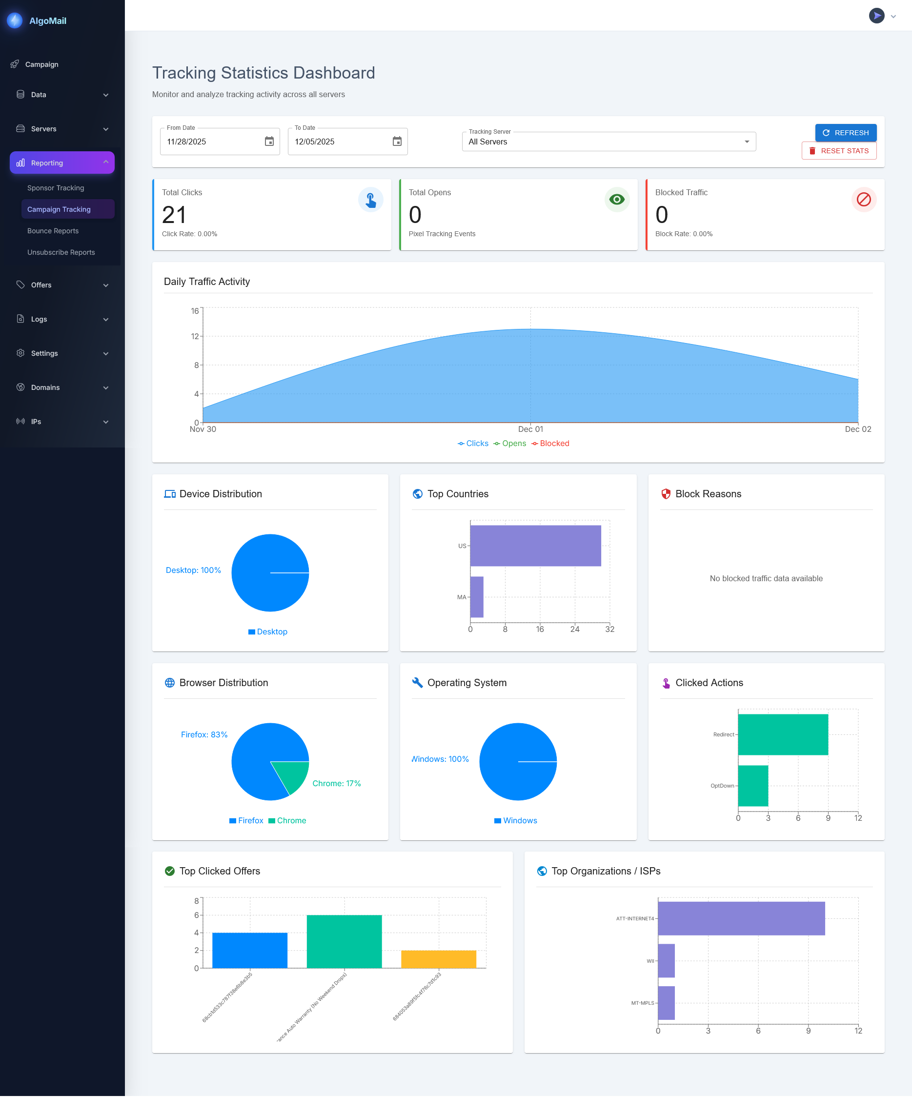Smart Tracking Interface